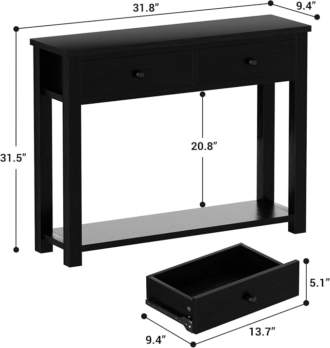 Homieasy Farmhouse Console Table - Image 3
