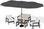 SERWALL HDPE Patio Furniture Set by SERWALL
