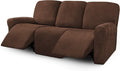 ULTICOR Velvet 8-Pieces Recliner Sofa Covers Stretch Reclining Couch Covers by ULTICOR