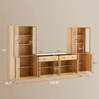 TUSY 71" TV Stand Storage Set - Image 2
