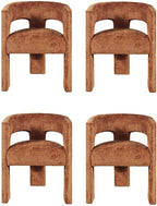 Jofran Gwen Jacquard Upholstered Accent Chair, Modern Luxury Plush Sculptural by Jofran+Inc.