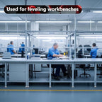 Heavy Duty 2400 lb Capacity Stainless Steel Adjustable Leveling Feet - Image 7