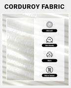Cloud Sectional Couch, Corduroy Boneless Couches - Image 8