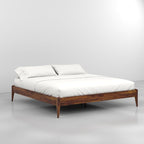 Bme Dinkee King Size Bed Frame, 15 Inch High Platform, Modern Minimalist Style - Image 4