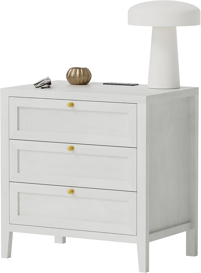 EYYTHUNG 3 Drawer Nightstand - Image 8