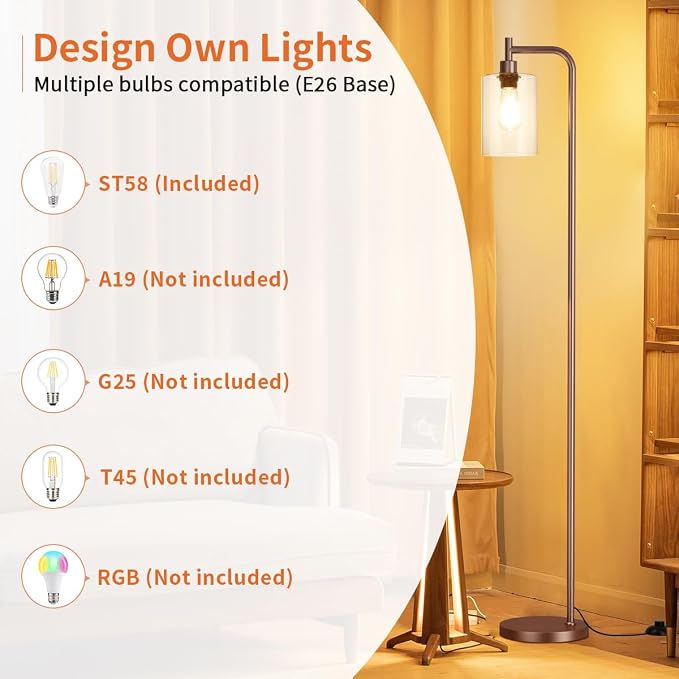 Ziisee Floor Lamps for Living Room - Image 4