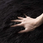 MIULEE Fluffy Rug Soft Shaggy Faux Fur Area Rug Luxury Plush Cloud Shape Carpet - Image 2
