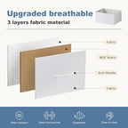 DUMOS Dresser for Bedroom, 10 Storage Drawers, Wide Fabric Closet Chests - Image 5