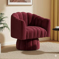 Dewhut Swivel Accent Chair, 360° Swivel Barrel Chair by FocusOnQualityFurniture