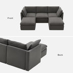 mopio Oversized Modular Sectional Sofa - Image 9