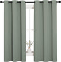 NICETOWN Sage Green Nursery Essential Thermal Insulated Solid Grommet Top by NICETOWN