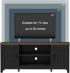 ChooChoo Farmhouse TV Stand for Televisions up to 55 inches, Entertainment - Image 4