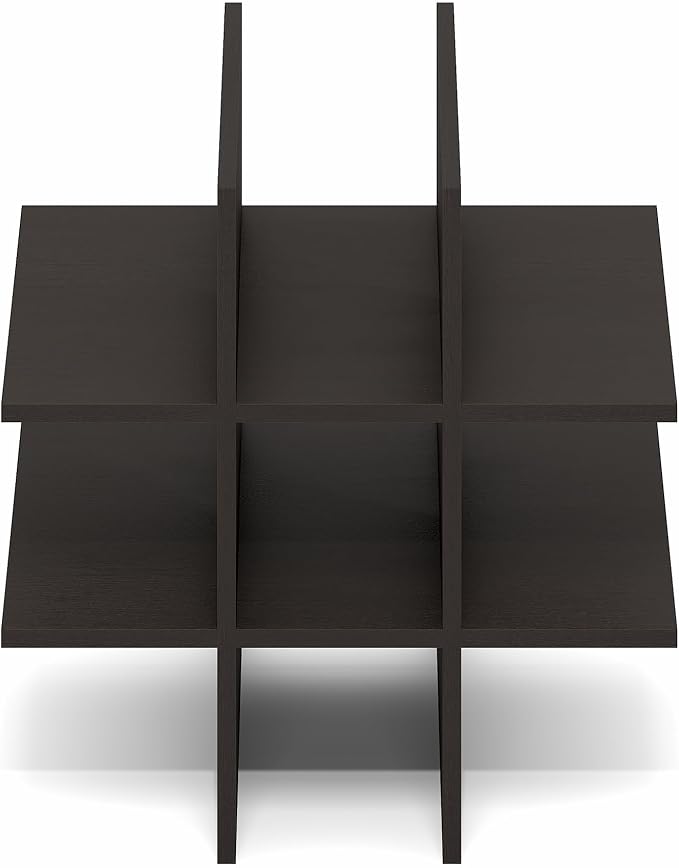 Furinno Cubicle Cube Insert, 9-Compartment Cube Organizer, Geometric Shelf - Image 10