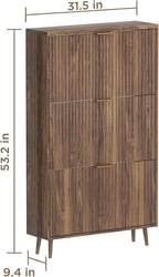 Shoe Cabinet Storage, Modern Freestanding Organizer - Image 2