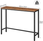HOOBRO Narrow Console Table, 39.4" Small Entryway Table, Thin Sofa Table - Image 3