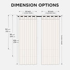 Joydeco Blackout Curtains 84 Inch Length 2 Panels Set, Thermal Insulated Black - Image 5