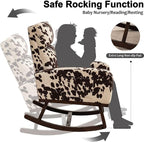 HCHAIRH Rocking Chair Nursery, Nursing Rocker Armchair - Image 3