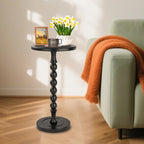 Round Side Table for Small Spaces, Drink Table - Image 6