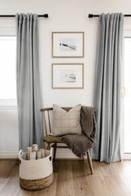 Linen Textured Total Blackout Curtains - Image 6