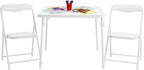 Flash Furniture Mindy Kids 3-Piece Folding Table and Chairs Set - Image 2