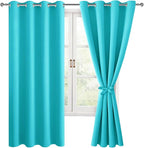 Blackout Curtains for Bedroom, 52 x 63 Inch, 2 Panels | Thermal Insulated & by Hiasan