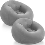 Realspring Inflatable Bean Bag Chairs Outdoor Blow up Camping Chairs Inflatable by Realspring