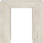 Plank+Beam Modern Rectangular Side Table, Slim Side Table - Image 4
