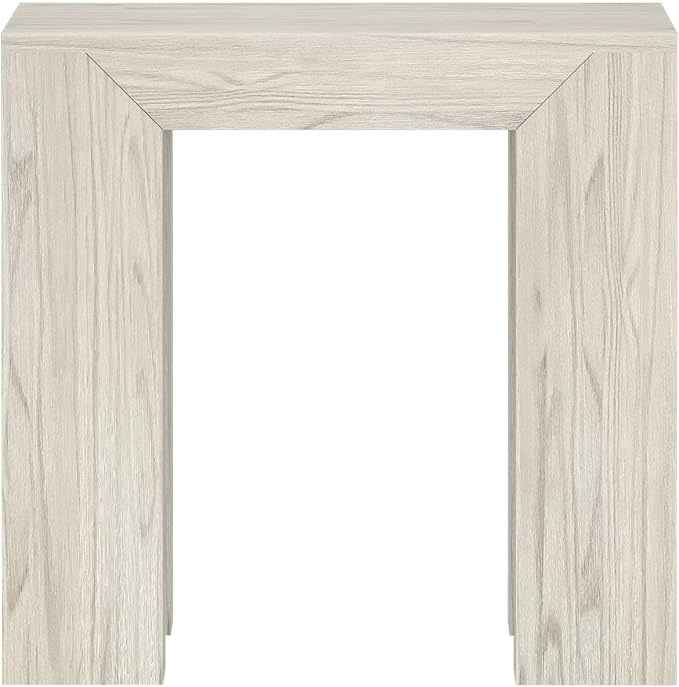Plank+Beam Modern Rectangular Side Table, Slim Side Table - Image 4