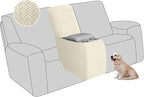 ALIECOM Recliner Sectional Couch Covers L Shape Stretch Corner Reclining by ALIECOM