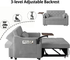 Auvsoce 53'' Convertible Sleeper Sofa Bed - Image 4