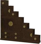 Dark Espresso Elmwood Ming Style Asian Step Tansu by ChinaFurnitureOnline