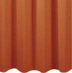 Orange Blackout Curtains 52 x 54 Inch Length/Set of 2 Curtain Panels/Thermal - Image 9
