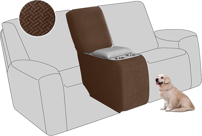 ALIECOM Recliner Sectional Couch Covers L Shape Stretch Corner Reclining by ALIECOM