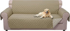 U-NICE HOME Large Sofa Cover Reversible Couch Cover, Light Camel/Beige | by U-NICEHOME