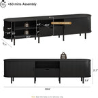 ONBRILL 86.6" TV Stand with Power Outlet - Image 2