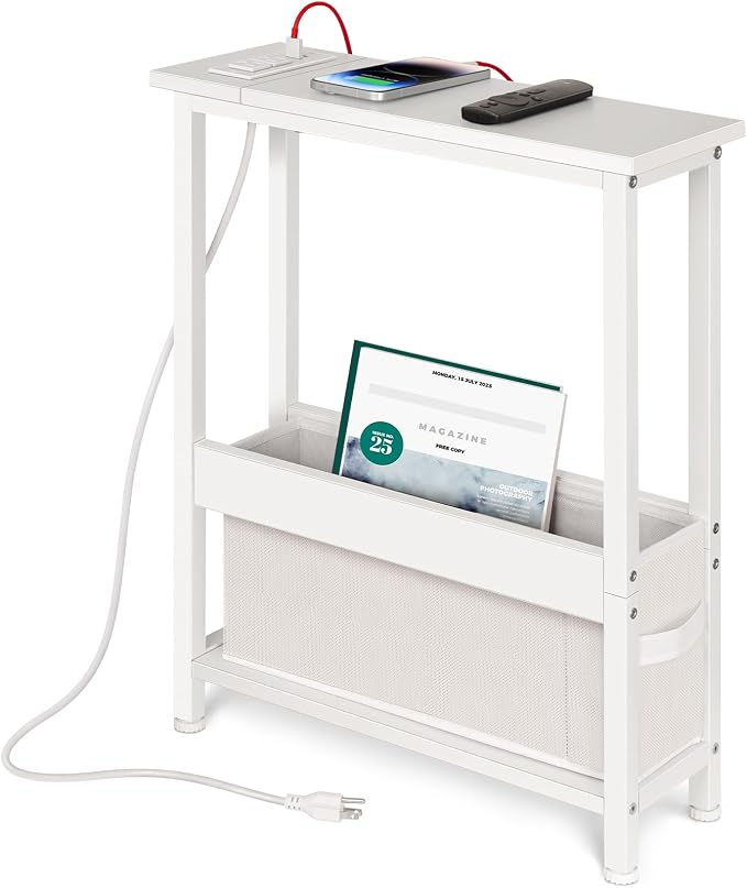 BAMGROW Slim Charging End Table by BAMGROW