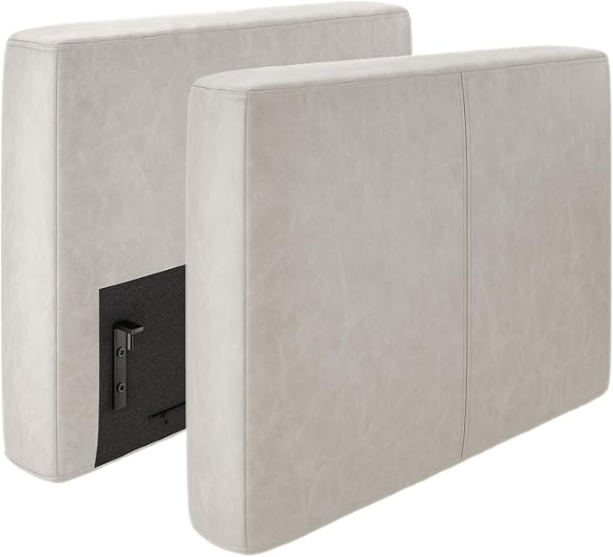 EASE MOOSE Armrest Module for Modular Sectional Sofa, Faux Leather Side - Image 4