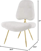 Modern Contemporary Urban Design Living Room Lounge Club Lobby Accent Chair - Image 2