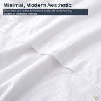 Cottington Lane Sleeper Sofa Sheets Full Size, 4 Piece Premium Quality 100% - Image 7