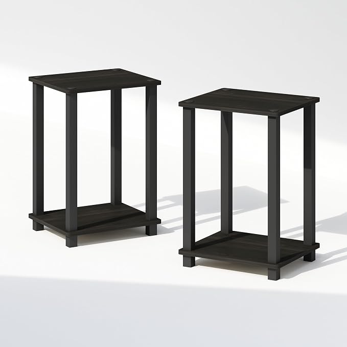 Furinno Simplistic Night Stand Set of 2, 2-Tier Small Nightstand - Image 7