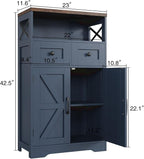 Befrases Farmhouse Blue Storage Cabinet - Image 2
