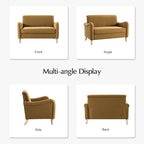 EcoHarbor Living 50.5" Mid-Century Modern Couch, Upholstered Sofa - Image 6