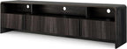 AMERLIFE 70" Modern TV Stand for TVs up to 80", Fluted Wood Entertainment Center - Image 9