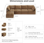 mopio Oversized Modular Sectional Sofa - Image 2