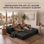 78" 4-in-1 Convertible Sofa Bed, Boneless Corduroy Sleeper Couch - Image 5