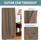 H.VERSAILTEX Blackout Curtain for Living Room Small Window Kitchen Blackout - Image 3