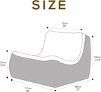 N&V Fireside Floor Sofa- Mid-Century Modern Armless Lounge Chair - Image 2