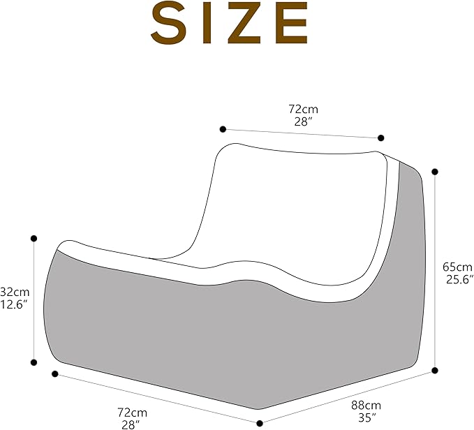 N&V Fireside Floor Sofa- Mid-Century Modern Armless Lounge Chair - Image 2