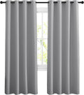 NICETOWN Blackout Silver Grey Living Room Curtains by NICETOWN