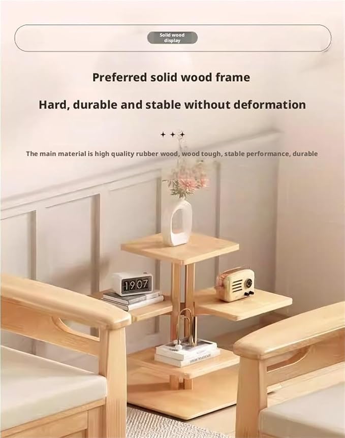 Scandinavian Solid Wood End Table - Image 9